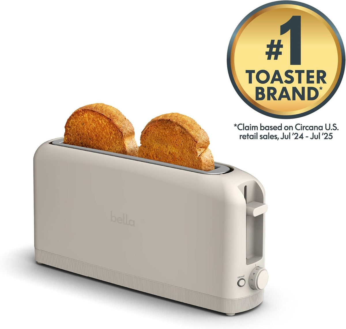 Fits Sourdough, 10” Long Slot, Anti Jam & Auto Shutoff, 900 Watt