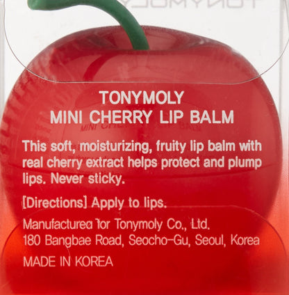 TONYMOLY Mini Fruit Lip Balm Set with Sheer Tint, Shea Butter and Vitamin E