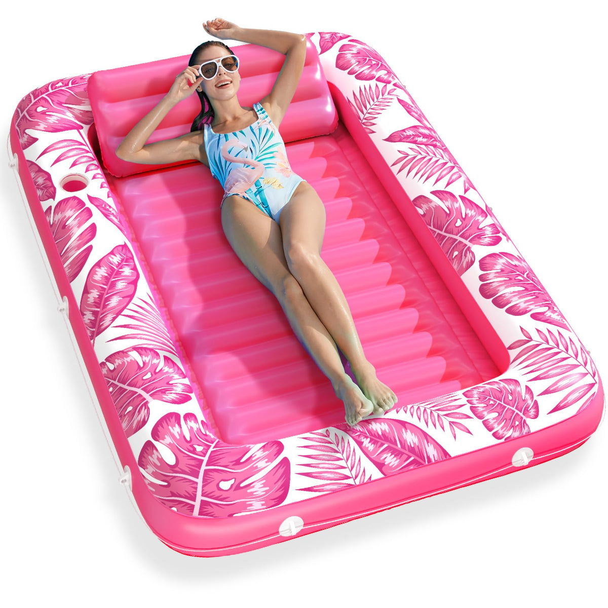 Inflatable Tanning Pool Lounger Float