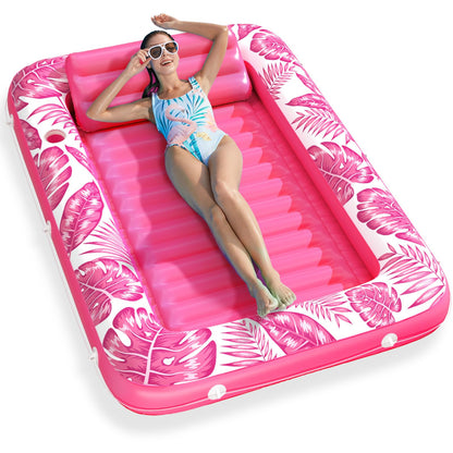 Inflatable Tanning Pool Lounger Float