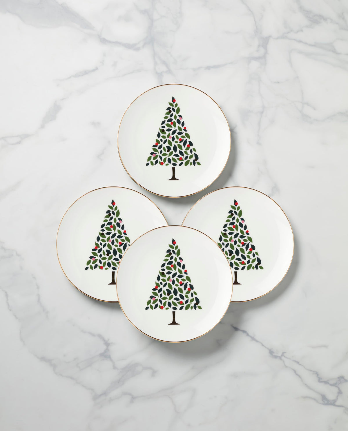 Kate Spade New York Evergreen Large Lit Tree Figurine, Christmas & Holiday Decor