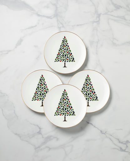 Kate Spade New York Evergreen Large Lit Tree Figurine, Christmas & Holiday Decor