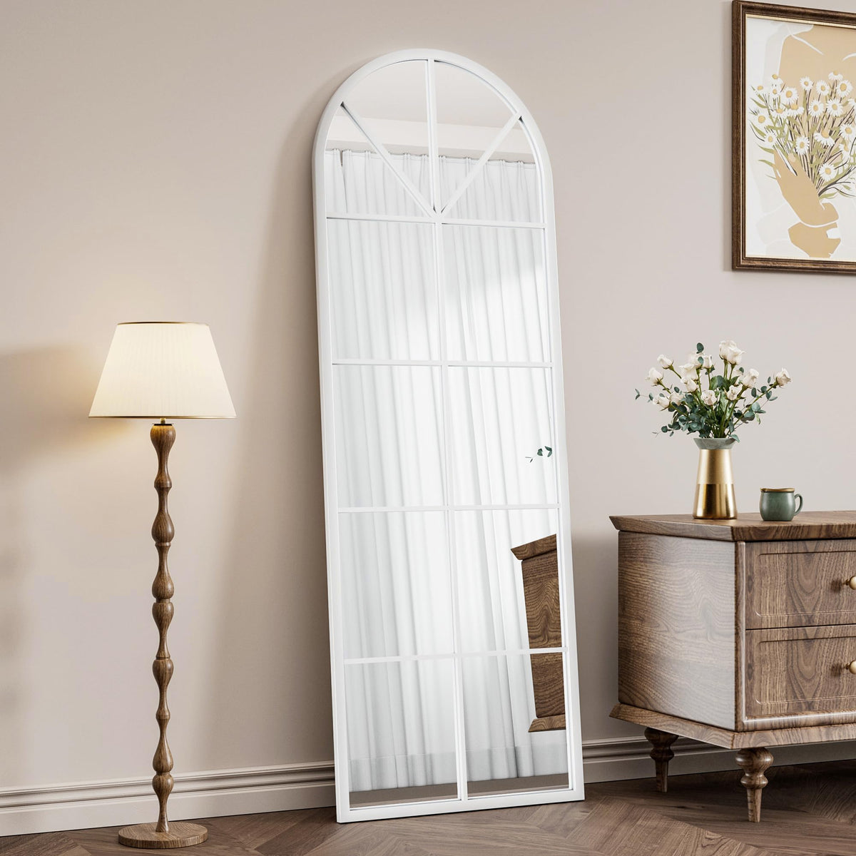 OGCAU Arched Full Length Mirror 76"x34"