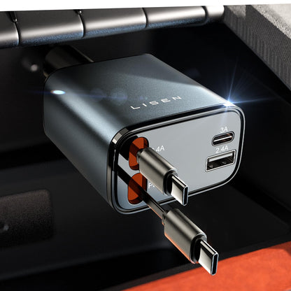 Lisen Retractable Car Charger