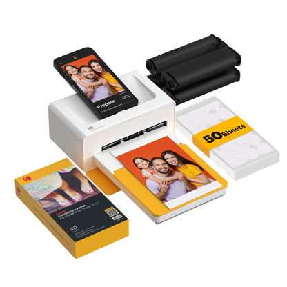 Kodak Dock Plus 4x6'' Photo Printer, 10 Sheets, Docking & Bluetooth Smartphone Printer
