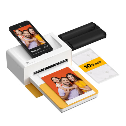 Kodak Dock Plus 4x6'' Photo Printer, 10 Sheets, Docking & Bluetooth Smartphone Printer
