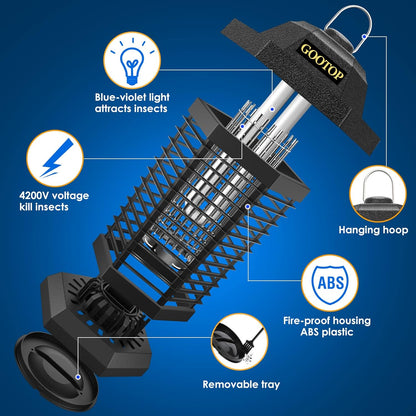 Gootop Bug Zapper Outdoor, Mosquito Zapper, 4200V