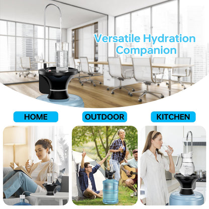Drinking Water Dispenser Pump, Automatic Electric Drinking Water Bottle Pump for 2-5 Gallon Water Jugs