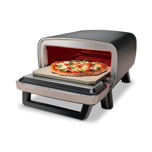 Ninja Artisan Electric Outdoor Pizza Oven with Stone | 12-Inch Pizza in 3-Minutes