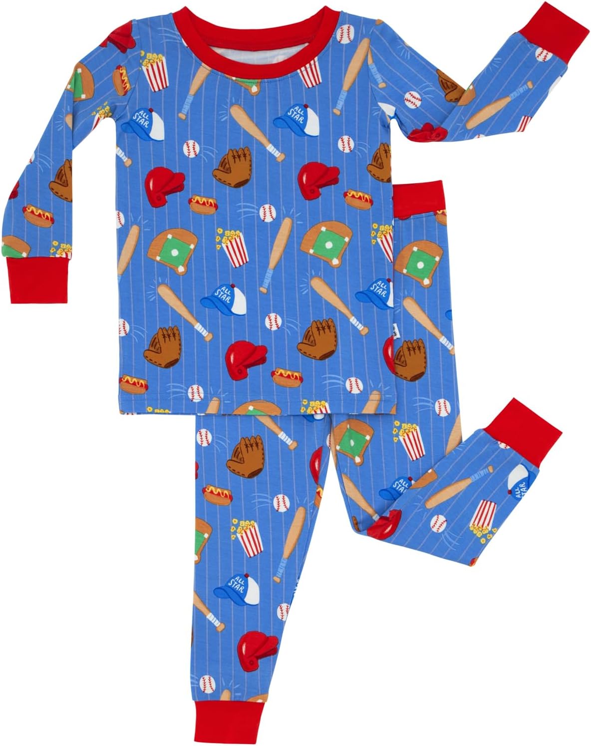 Little Sleepies Two-Piece Pajama Set, Viscose from Bamboo, Toddler Kids PJs