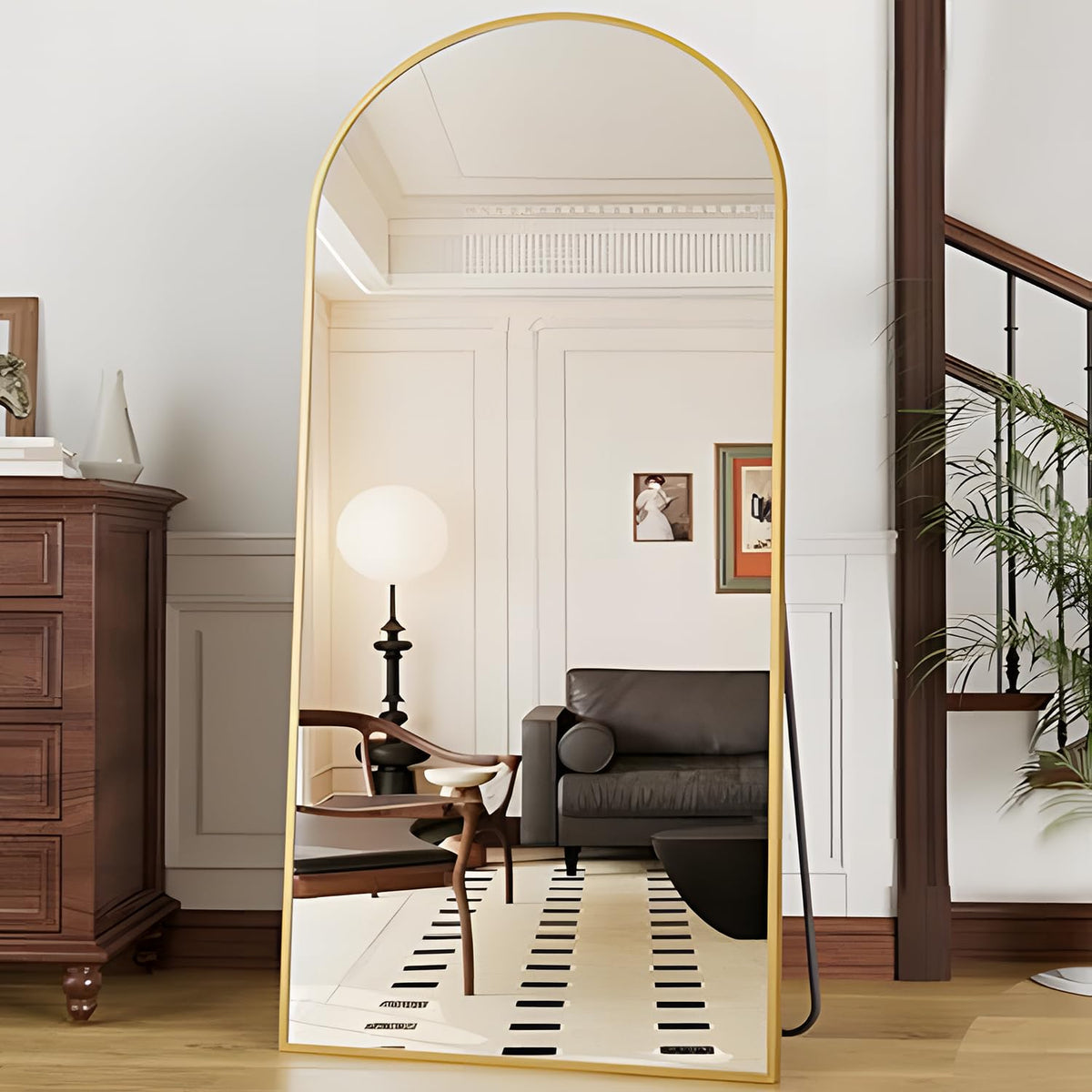 OGCAU Arched Full Length Mirror 76"x34"