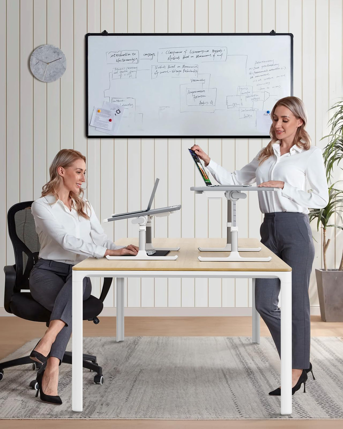 Laptop Bed Tray Desk with LED Desk Lamp