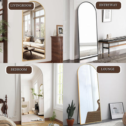 OGCAU Arched Full Length Mirror 76"x34"
