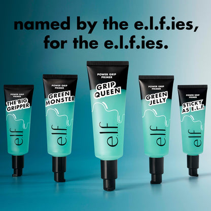 E.l.f. Power Grip Primer, Gel-Based & Hydrating Face Primer for Smoothing Skin & Gripping Makeup, Moisturizing & Priming, Vegan & Cruelty-Free, 0.811 Fl Oz
