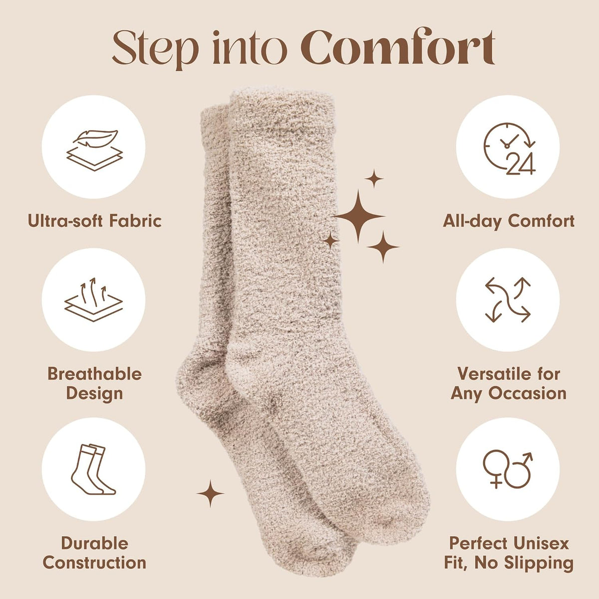 Unboxme Gifts Warm & Cozy Ultra-Luxe Cloud Sock