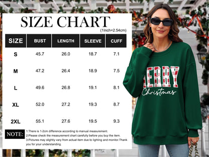 Christmas Shirts For Women Merry Christmas Graphic Crewneck Sweatshirt Tops