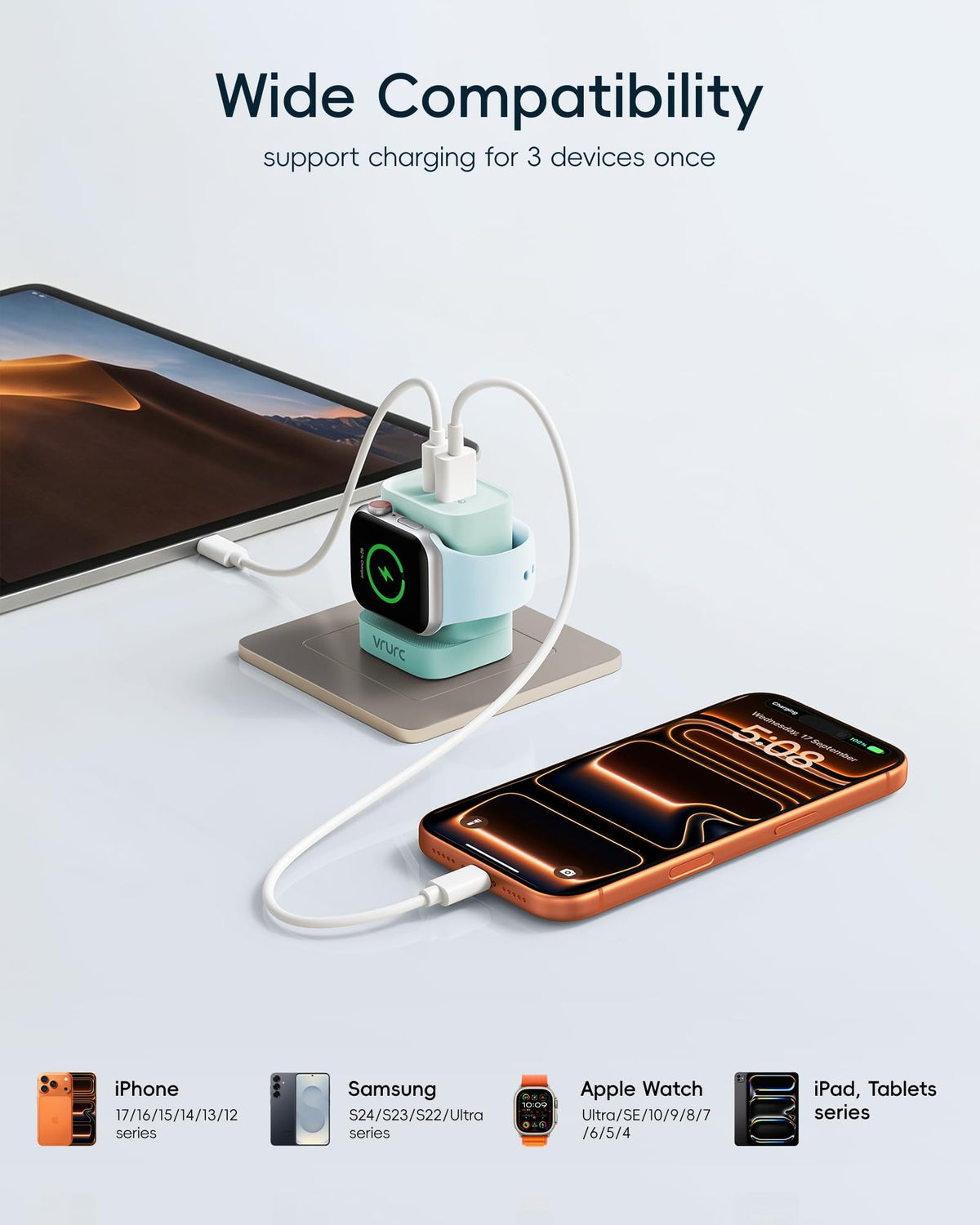 VRURC Fast Charger for Apple Watch