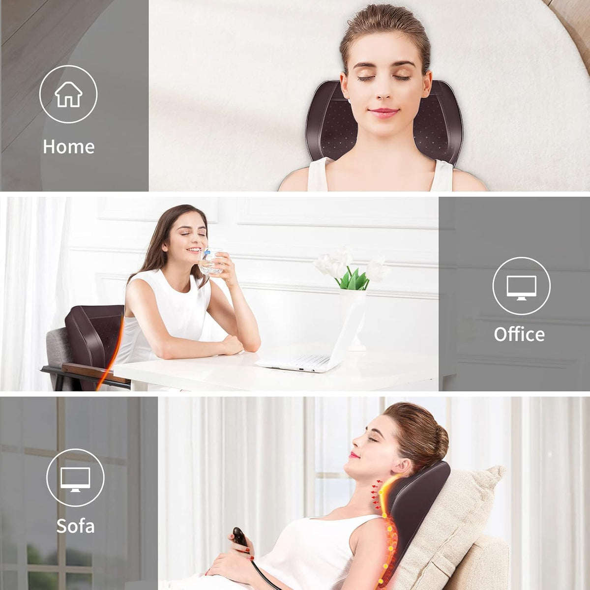 Boriwat Back Massager with Heat