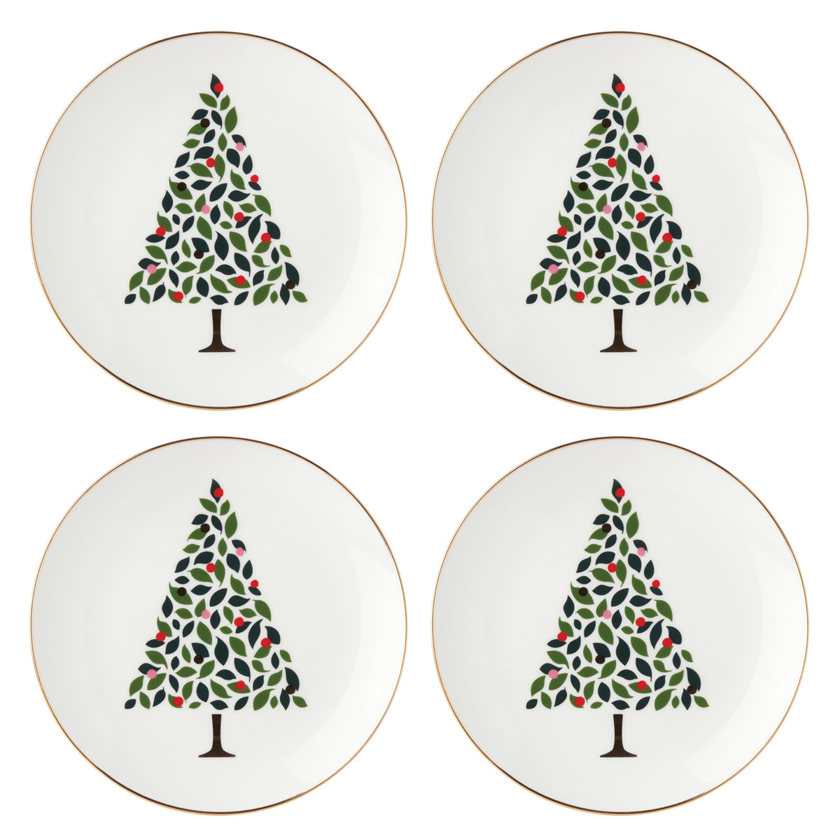 Kate Spade New York Evergreen Large Lit Tree Figurine, Christmas & Holiday Decor