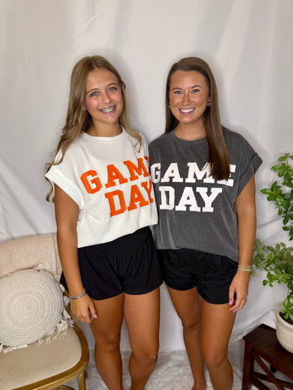 Gameday Ribbed Knit Top