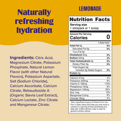 Ultima Replenisher Electrolyte Hydration Powder, Grape, 20 Count Stickpacks Pouch - Sugar Free, 0 Calories, 0 Carbs - Gluten-Free, Keto, Non-Gmo with Magnesium, Potassium