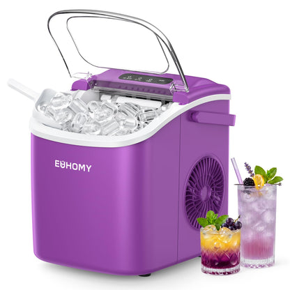 Euhomy Countertop Ice Maker Machine with Handle