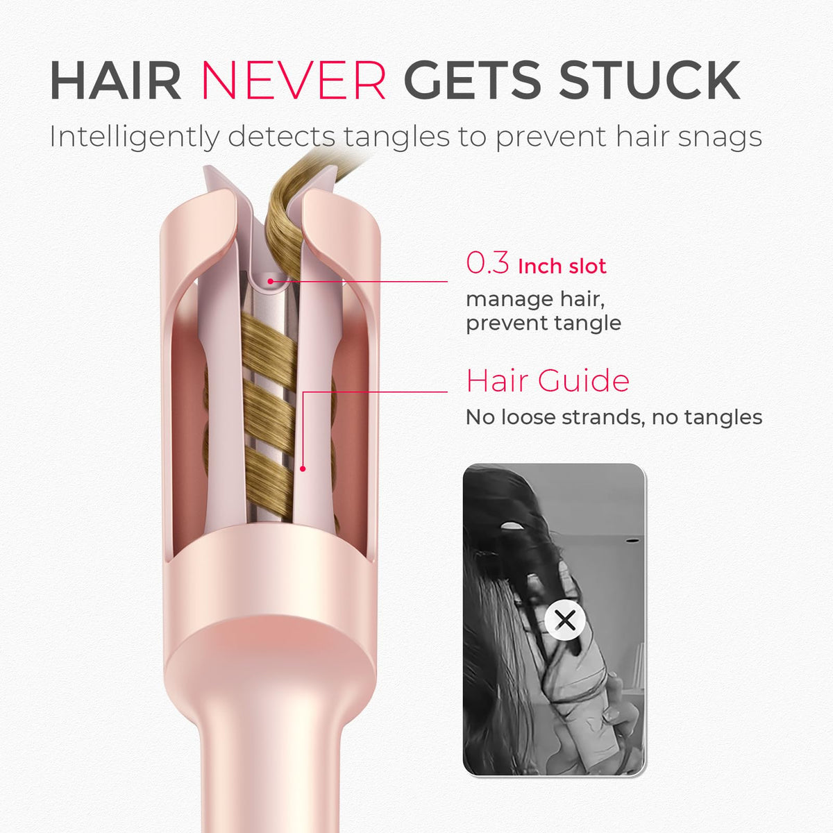 Tymo Automatic Rotating Curling Iron