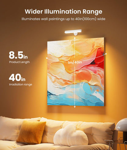 Popoiron Wall Sconce with 7500mAh Rechargeable Battery LED Wall Light