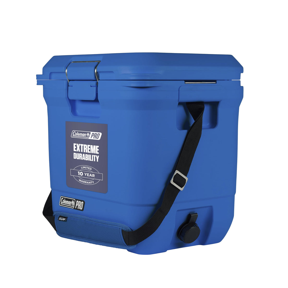 Coleman Pro Heavy-Duty 45qt Ultra-Light Premium Hard Cooler, Extra-Thick Insulation Keeps Ice Up to 4 Days, 74-Can Capacity