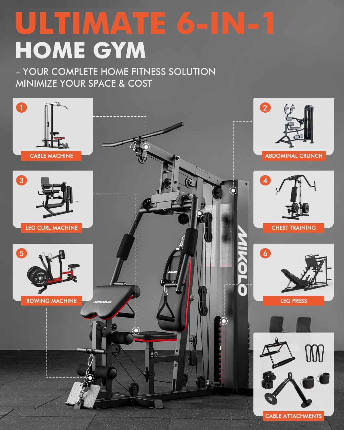 Mikolo Home Gym, Workout Station