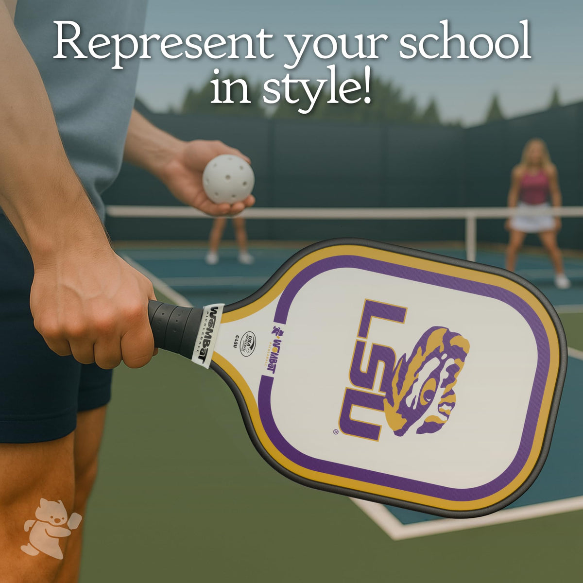 Officially Licensed College Pickleball Racquet