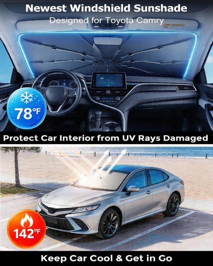 Dmjn Umbrella Windshield Sun Shade
