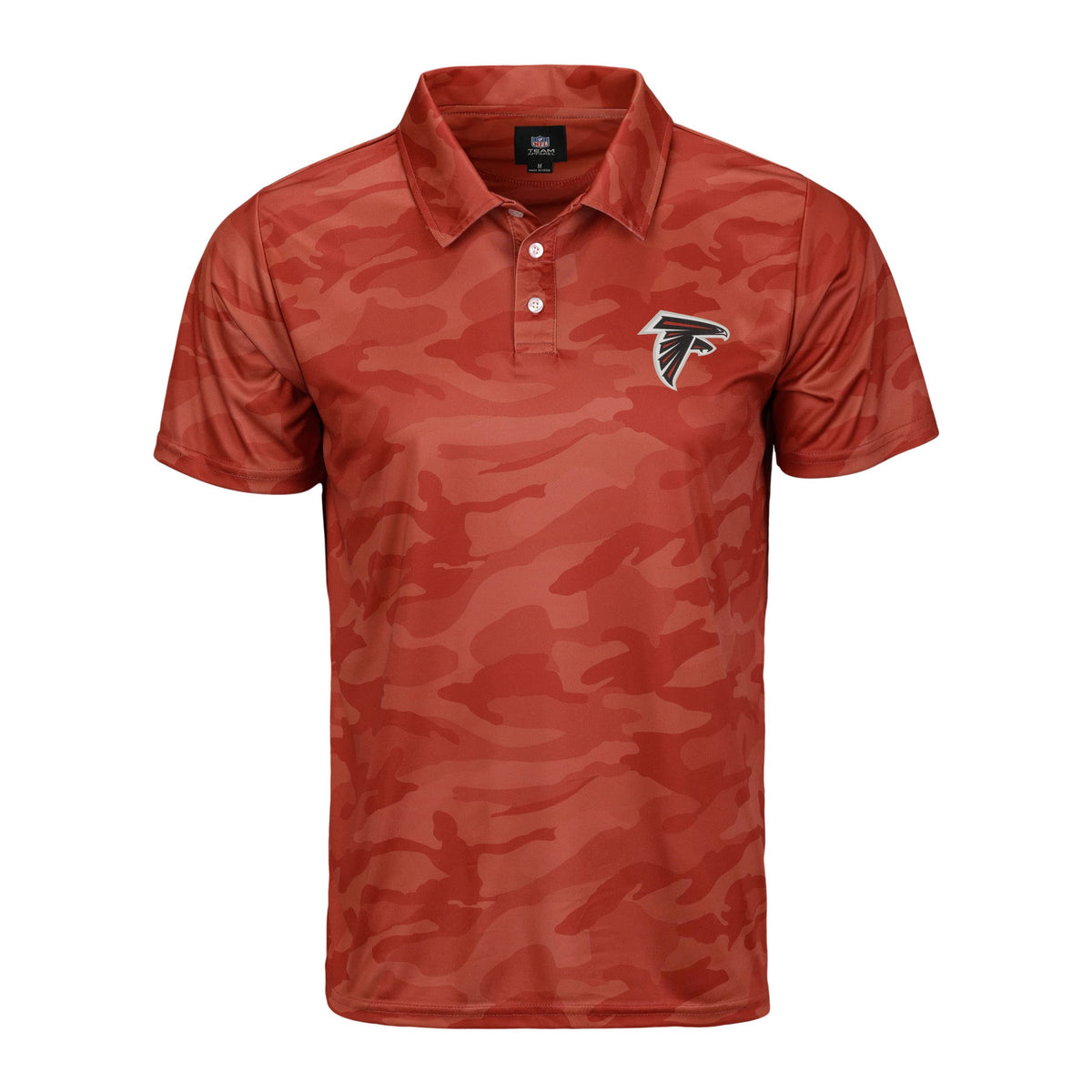 FOCO Men's NCAA College Team Logo Camo Color Polyester Polo Short Sleeve Shirt