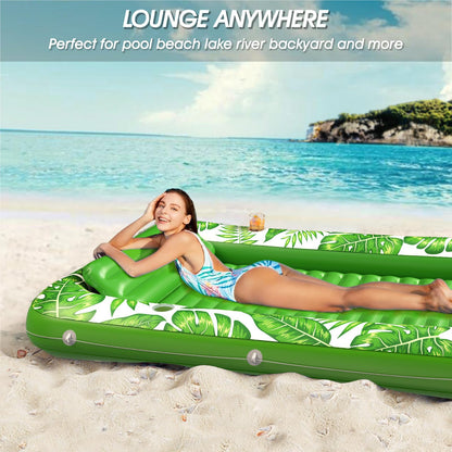 Inflatable Tanning Pool Lounger Float