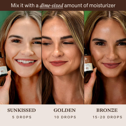 Self Tanning Drops - Usa Made with Natural & Organic Ingredients