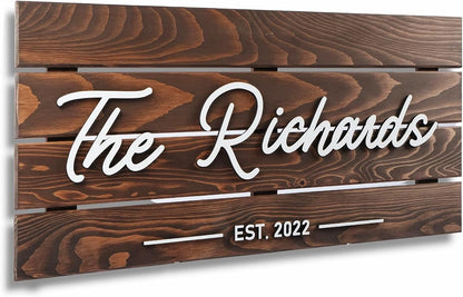 Wooden Name Sign Personalized and Custom