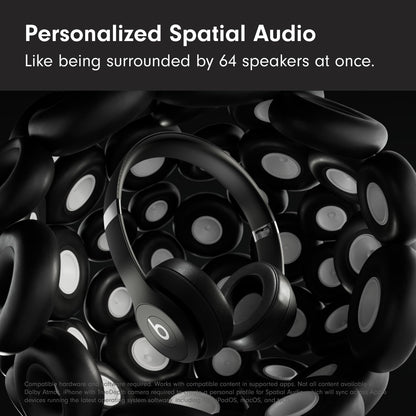Beats Solo 4 - Wireless On-Ear Bluetooth Headphones, Up to 50-Hour Battery Life, Ultra-Lightweight Comfort