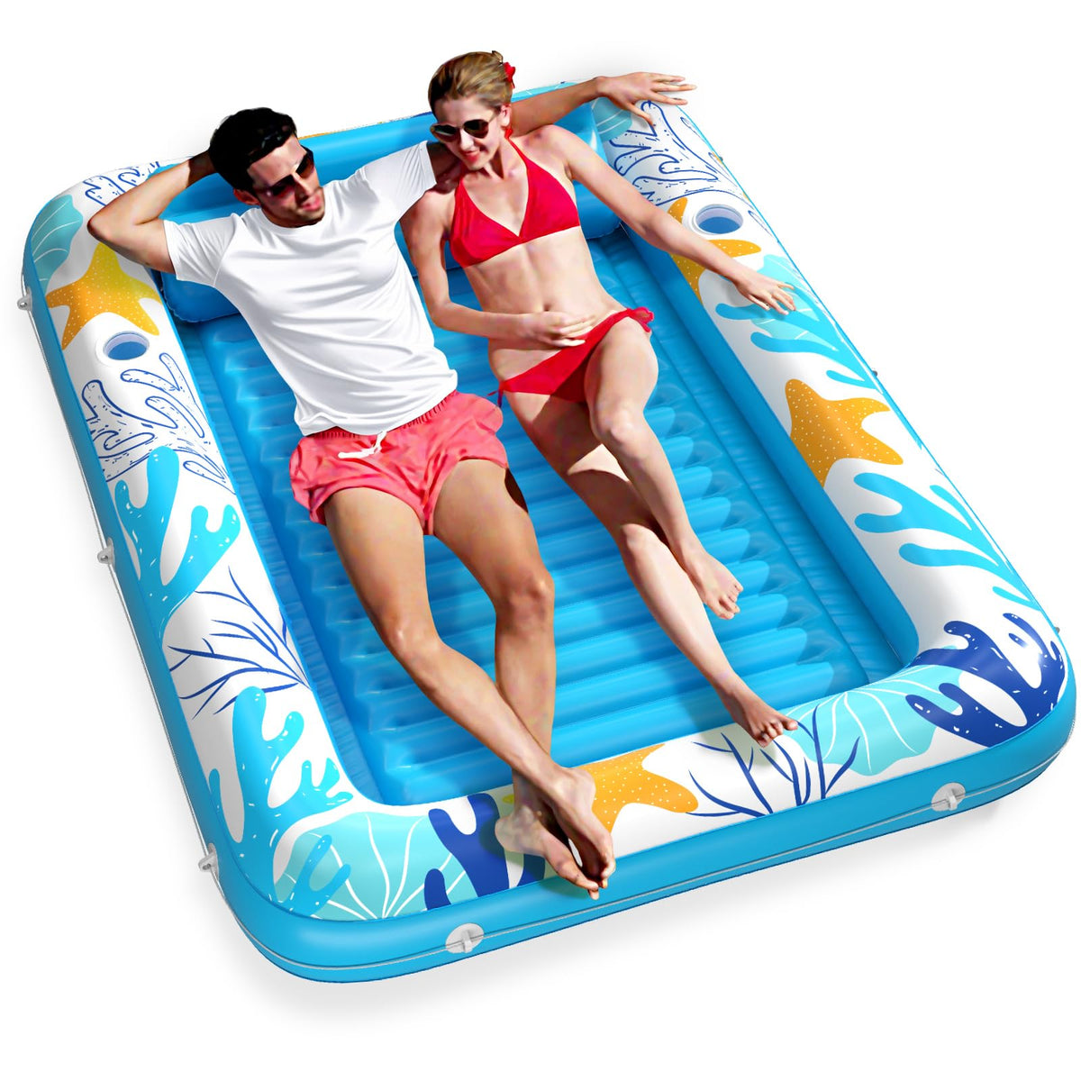 Inflatable Tanning Pool Lounger Float