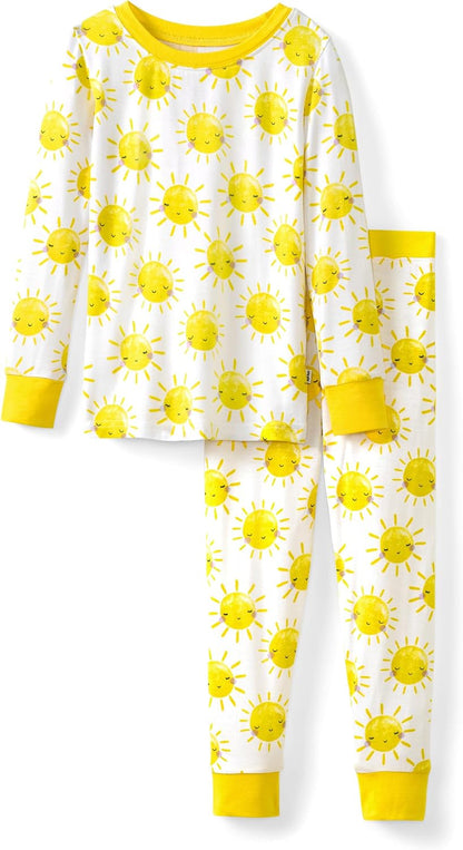 Little Sleepies Two-Piece Pajama Set, Viscose from Bamboo, Toddler Kids PJs