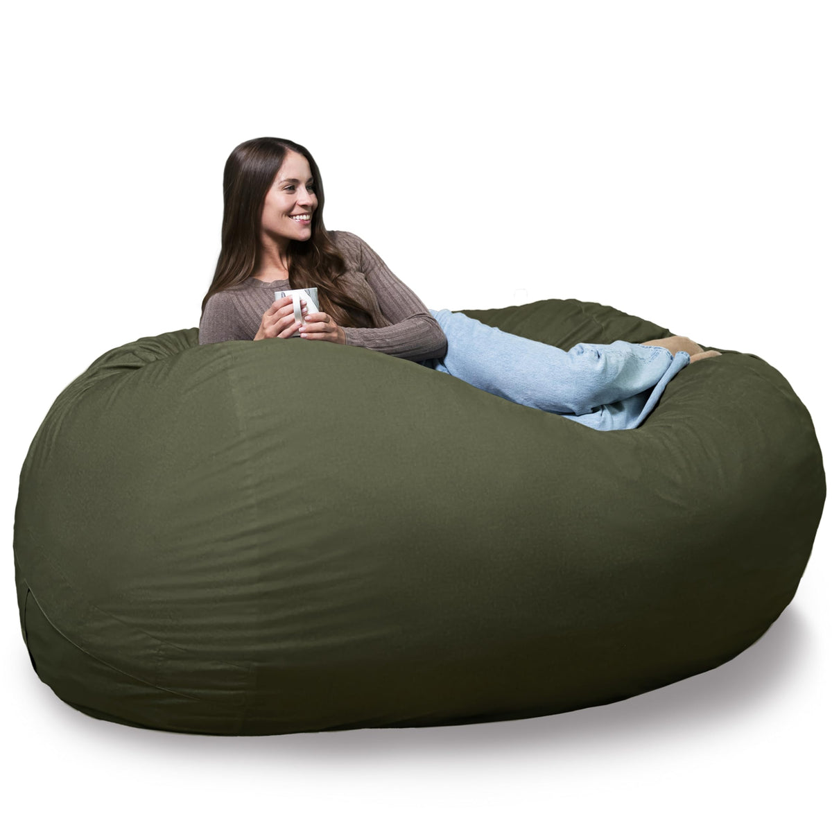 Big Joe Fuf Oversized Couch with Removable Cover