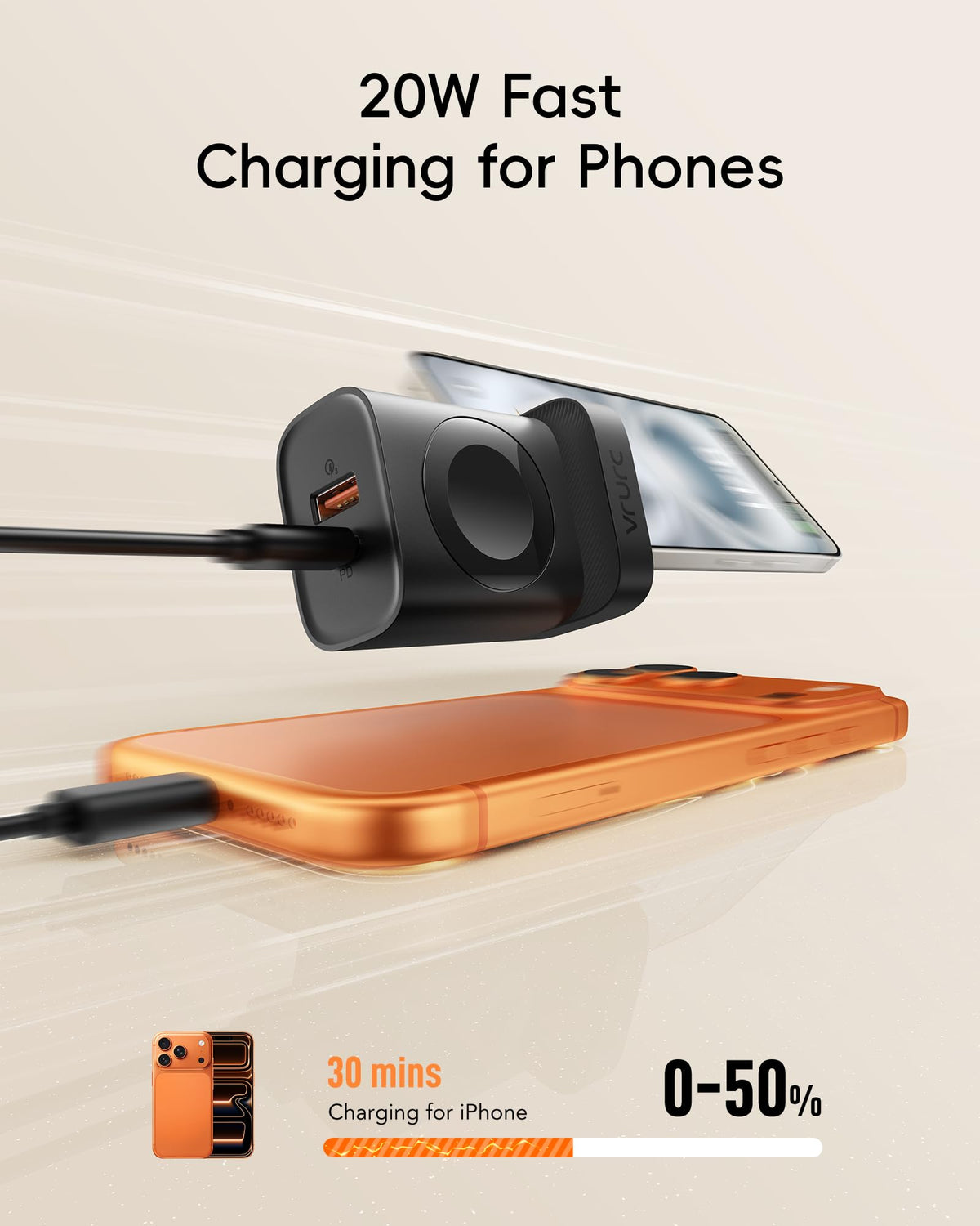 VRURC Fast Charger for Apple Watch