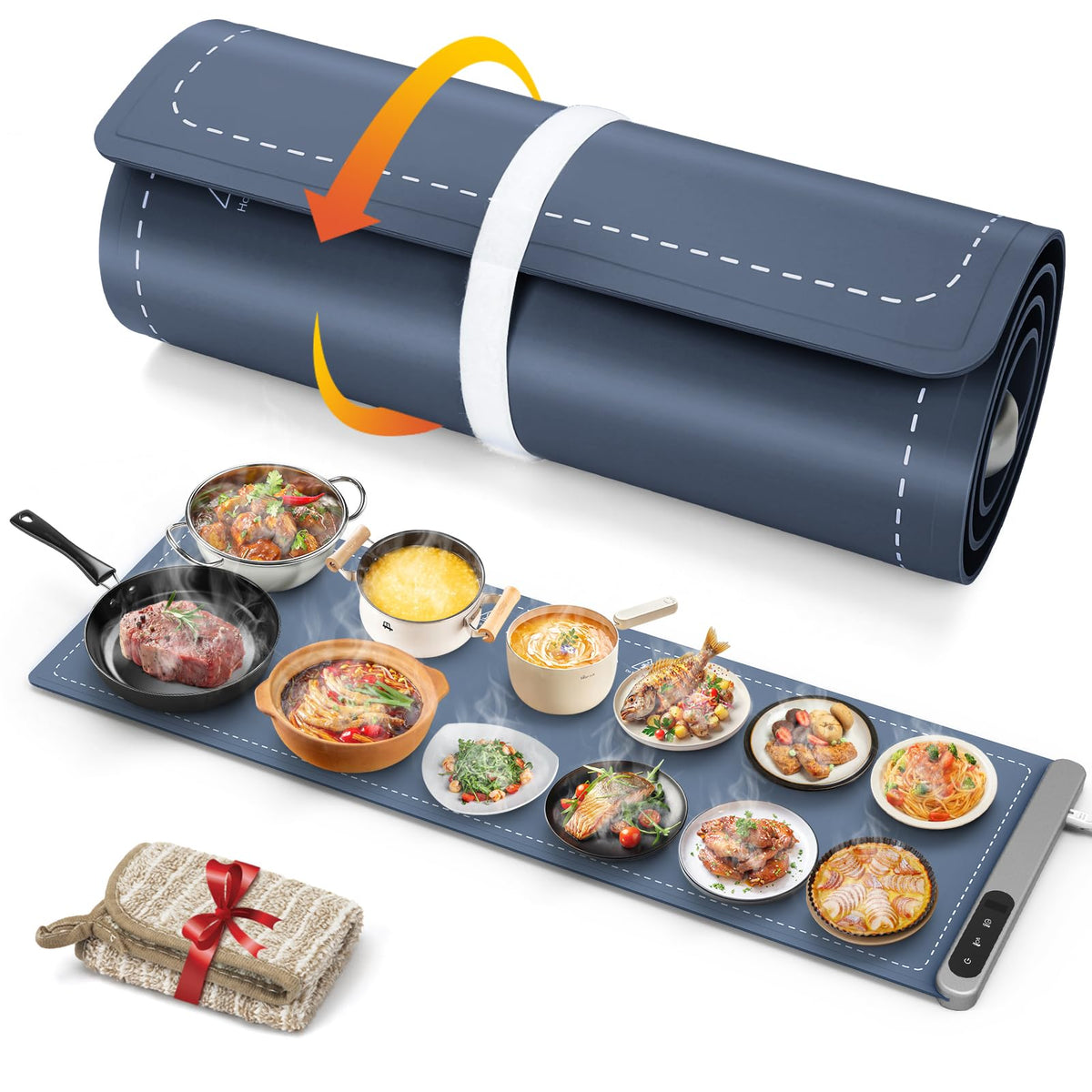 FYY Warming Mat for Food 24"x15", Rapid and Full Surface Heating
