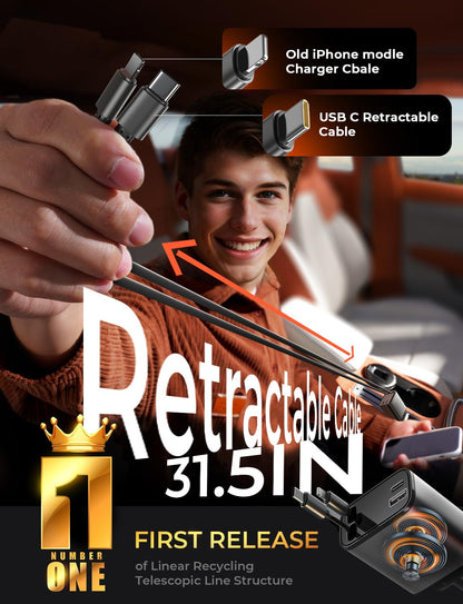Lisen Retractable Car Charger