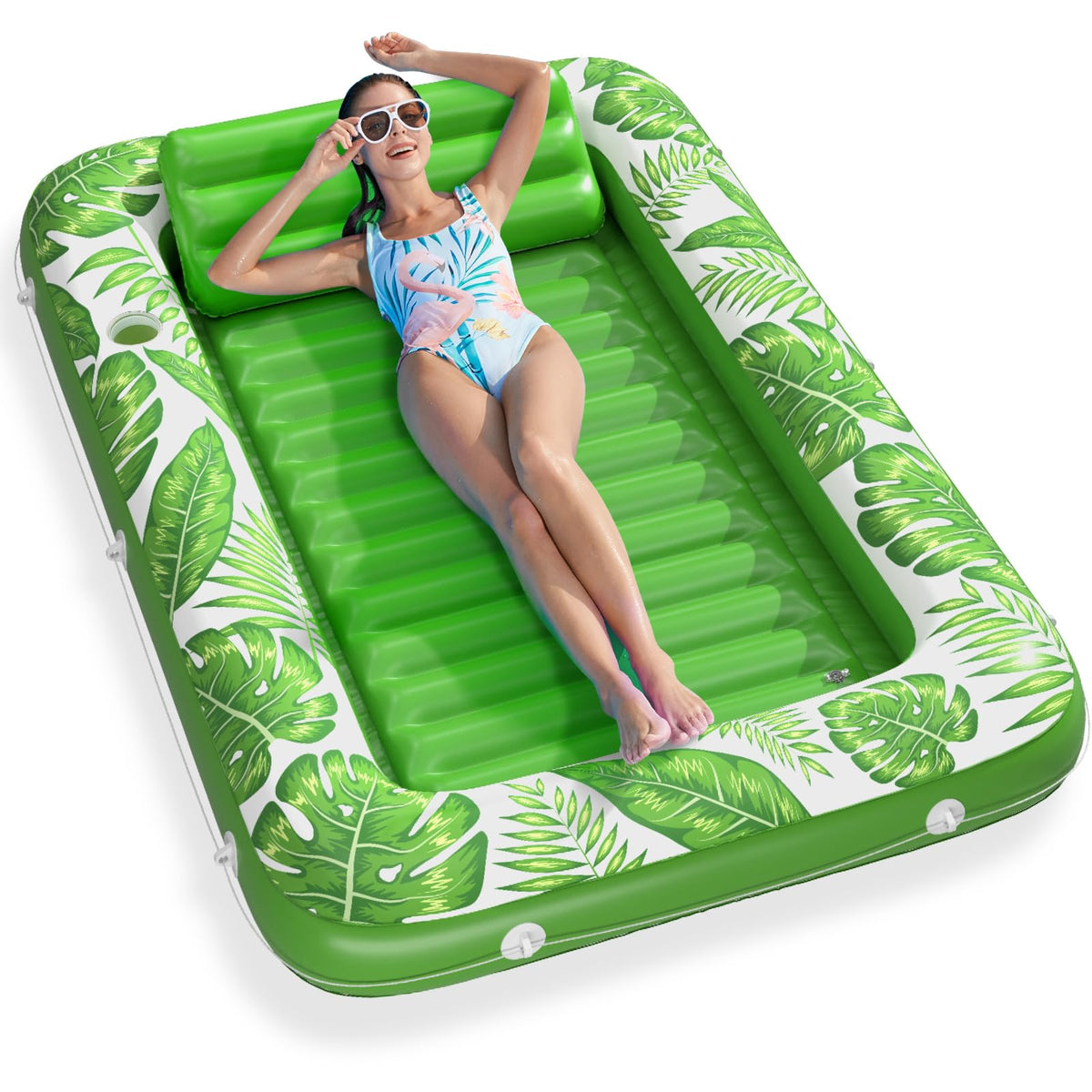 Inflatable Tanning Pool Lounger Float
