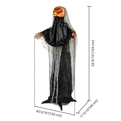 Aw 9Ft Animatronics Flying Witch Hovering Broom Animated Ac 100V-240V Halloween Outdoor Decoration Motion Activated