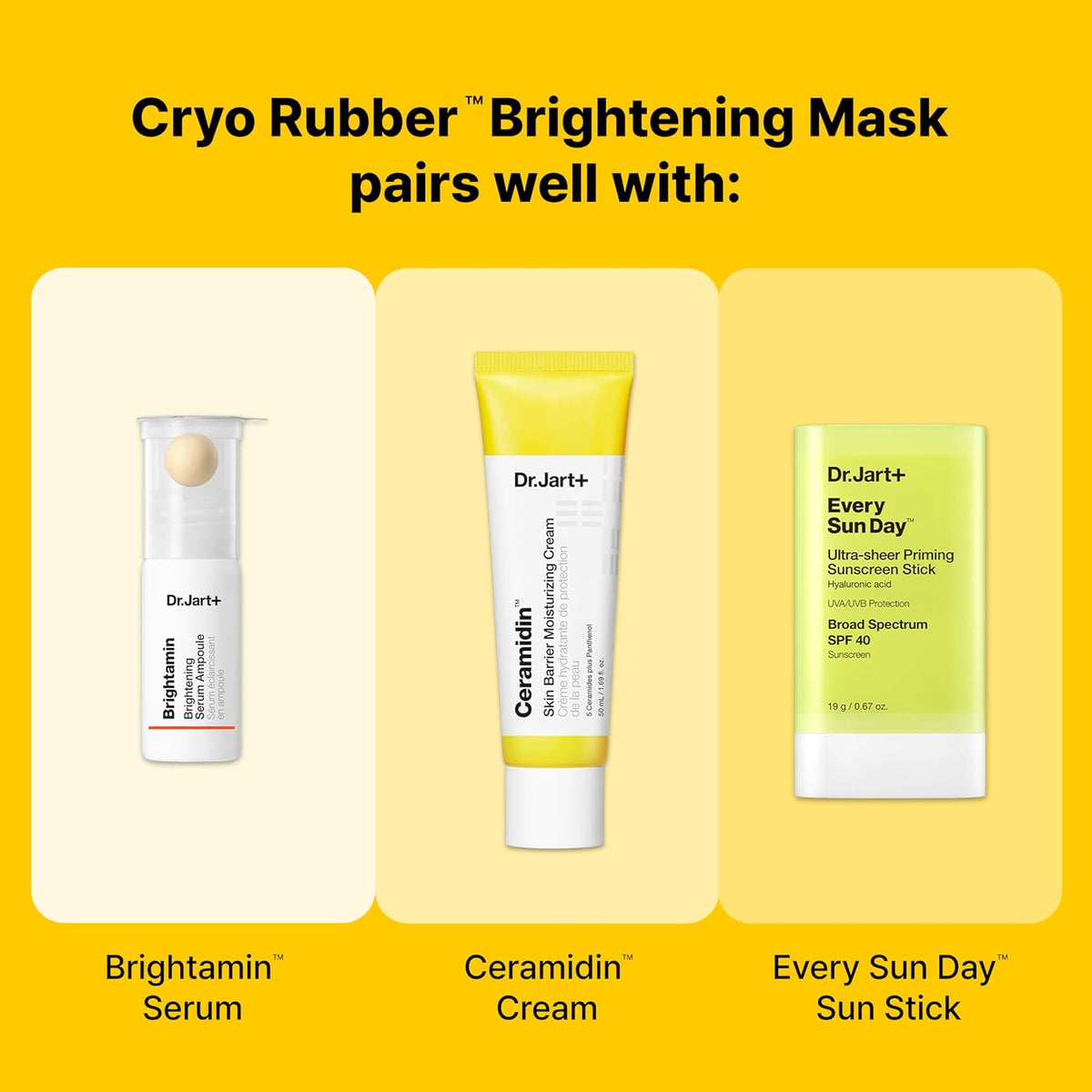 Dr.Jart+ Cryo Rubber Cooling Korean Face Mask with Serum Ampoule| Korean Skin Care | Travel Size