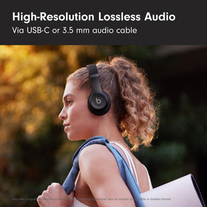 Beats Solo 4 - Wireless On-Ear Bluetooth Headphones, Up to 50-Hour Battery Life, Ultra-Lightweight Comfort