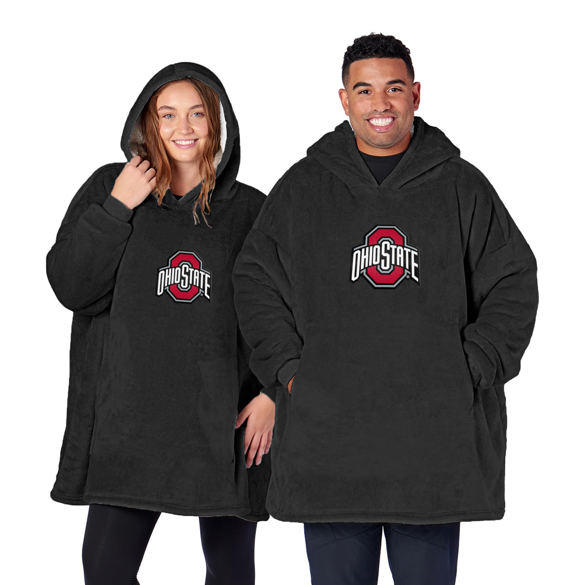 Northwest NCAA unisex-adult Hoodler Oversized Sherpa Pullover