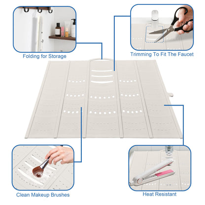 Mofason Bathroom Sink Top Cover Space Saver