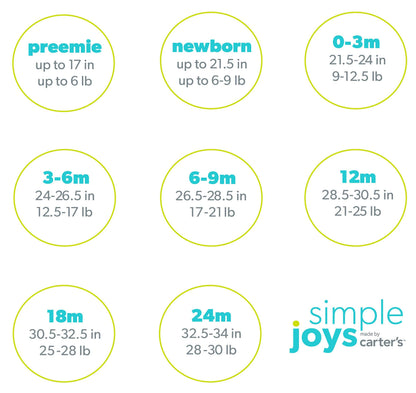 Simple Joys by Carter's unisex-baby 4-pack Fleece Pants